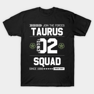 Zodiac Majesty Taurus Squad White T-Shirt